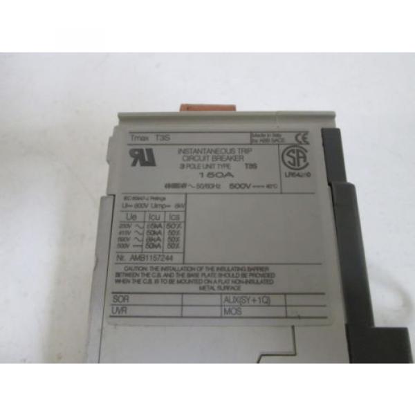 ABB CIRCUIT BREAKER 150A TMAX T3S *USED* #4 image