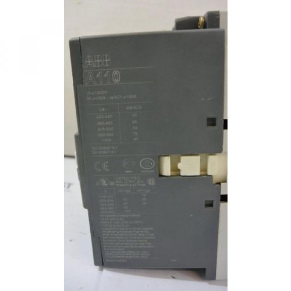 ABB AE110-30 160 AMP 120v COIL CONTACTOR #3 image
