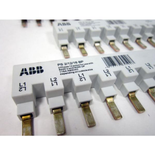 3X ABB PS2/12/16BP 12 POLE 80A BUSBAR BUS BAR - PS 2/12/16BP PS 2/12/16 BP S200 #3 image