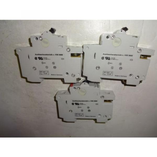 LOT OF 3 ABB S271-K20A CIRCUIT BREAKER 20AMP USED #5 image