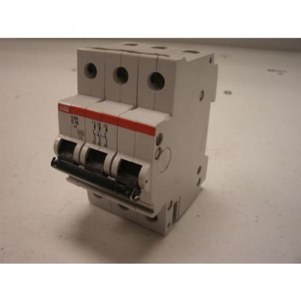 ABB S263-C10, 3-Pole 10 A 400VAC, C-Curve Circuit Breaker #1 image