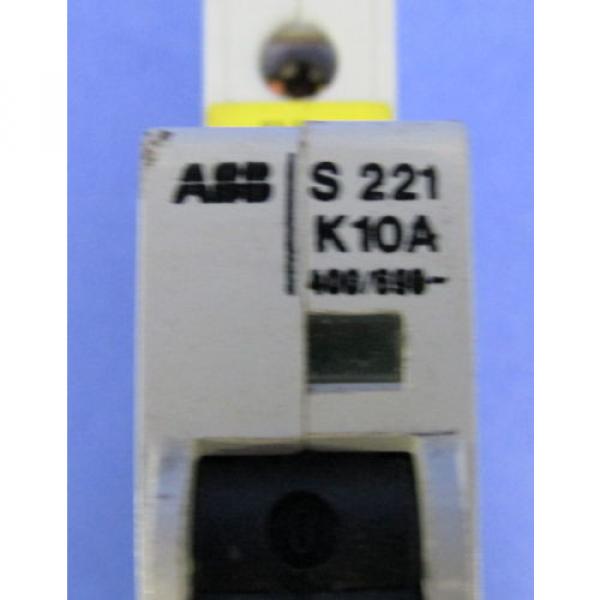 ABB CIRCUIT BREAKER S 221 K10A LOT OF 2 #2 image