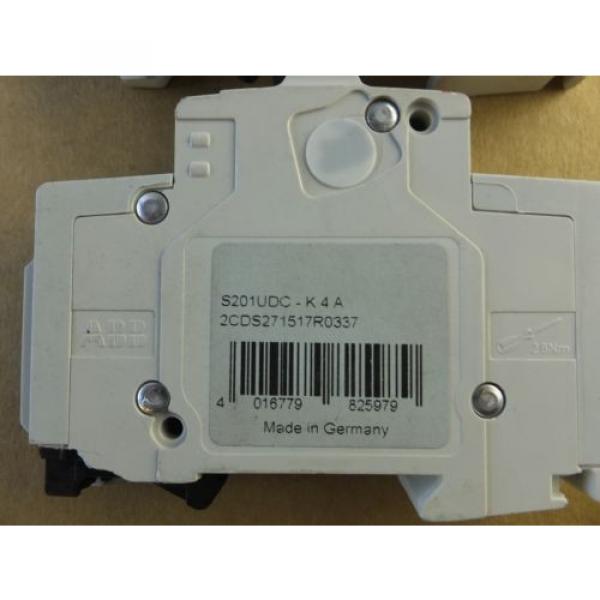 2 ABB Circuit Breakers  S201UDC K4   60v #2 image