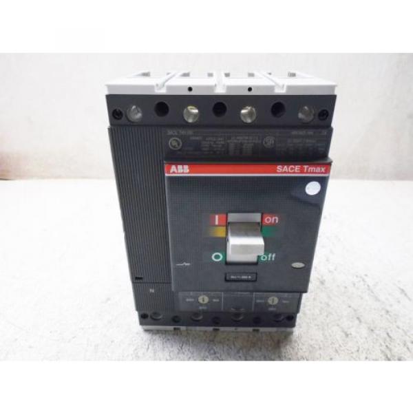 ABB 250 AMP SACE TMAX BREAKER T4H 250, 4 POLE (USED) #1 image