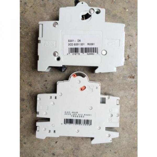 NEW ABB Circuit Breaker  S201-D6 And S2C-H6R Auxiliary Contact #3 image