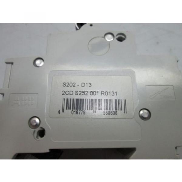 ABB S202 D13 Circuit Breaker, 2-Pole, 230V-400V #4 image