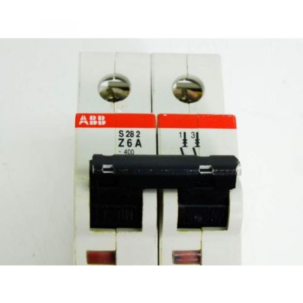 ABB Z6A S282 2 Pole Circuit Breaker S282UC-Z6 #3 image