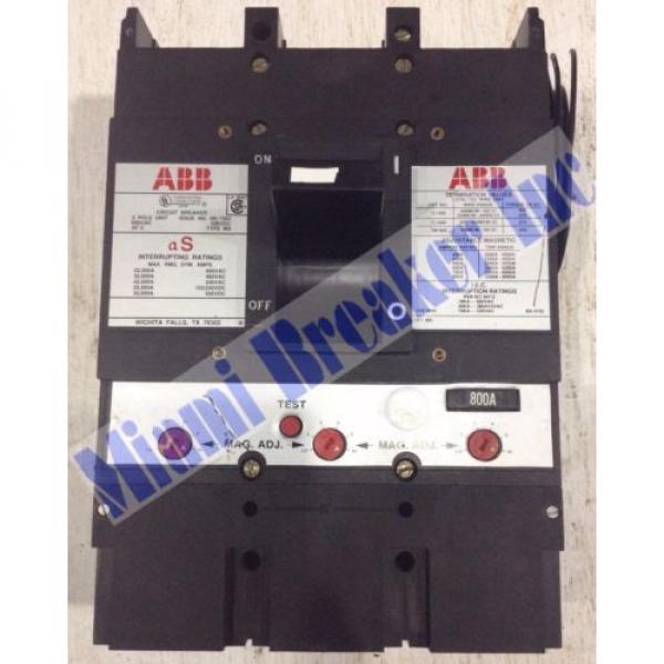 ABB MS36800 3 Pole 800A 600 V Type MS Circuit Breaker #1 image