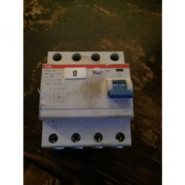 ABB Residual Current Device F204 AC-63/0.03, 2CSF204001R1630 Free Shipping #1 image