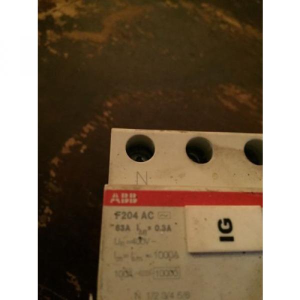 ABB Residual Current Device F204 AC-63/0.03, 2CSF204001R1630 Free Shipping #2 image
