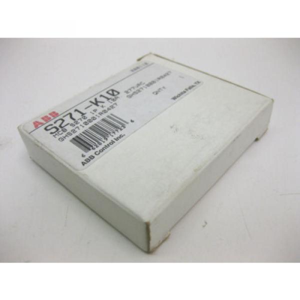 ABB MINI CIRCUIT BREAKER TYPE K SINGLE POLE 10A S271-K10 #4 image