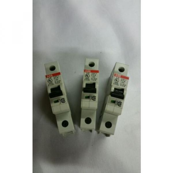 ABB S 201 U CIRCUIT BREAKER 2A 240V 1 POLE (LOT OF 3) ***NNB*** #1 image