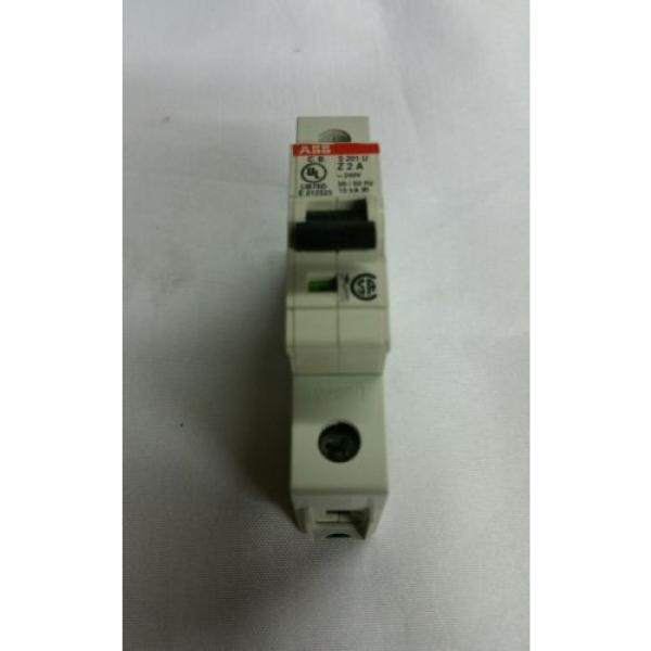 ABB S 201 U CIRCUIT BREAKER 2A 240V 1 POLE (LOT OF 3) ***NNB*** #2 image