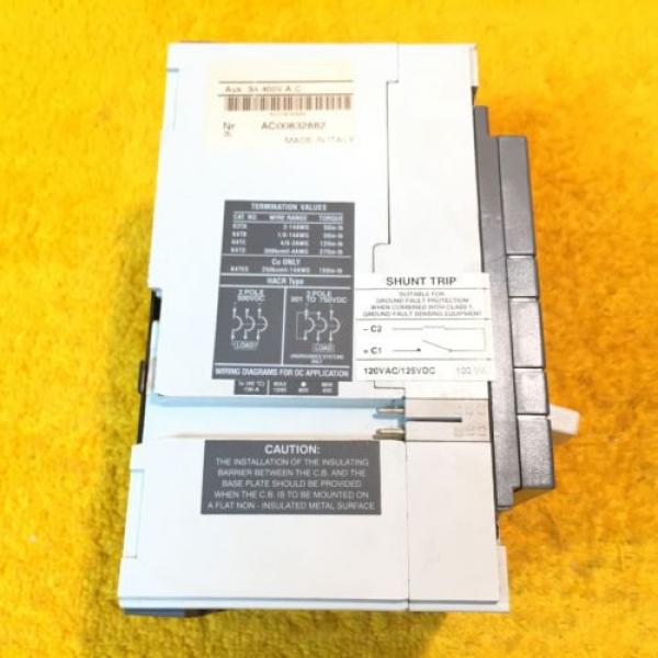 ***PERFECT*** ABB S3L 3-POLE 100 AMP 600 VOLT E93565 with SHUNT TRIP OPTION #4 image