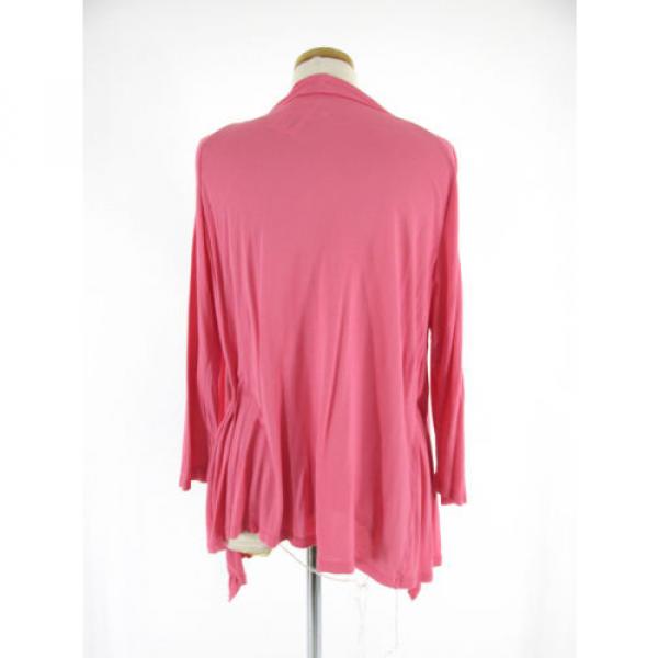New York &amp; Co size large Pink Flyaway Cardigan ABB OR1 #4 image