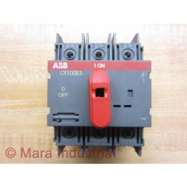 ABB OT100E3 Disconnect Switch Operator Missing Rod &amp; Handle - Used #1 image