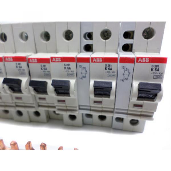 ABB Busbar SZ-PSB 12N ABB  Circuit Breaker S283 K 32A , S281 K10A, K6A ,S2-H #5 image