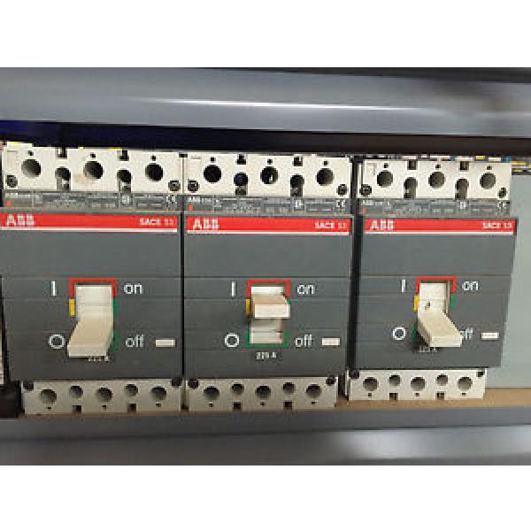 ABB SACE  S3B  Molded Case Circuit Breaker 3 Pole 225A #1 image