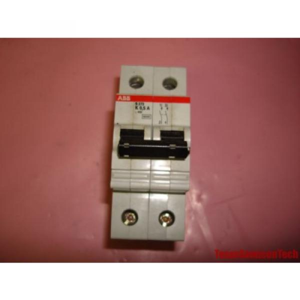 ABB S272-K0,5A Circuit Breaker - 2P - 0,5A - 400VAC - Used #1 image