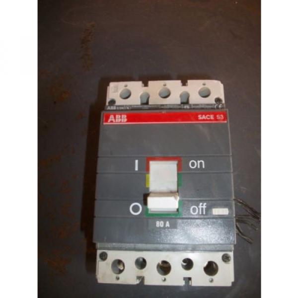 ABB Circuit Breaker SACE S3 S3N 80A #1 image