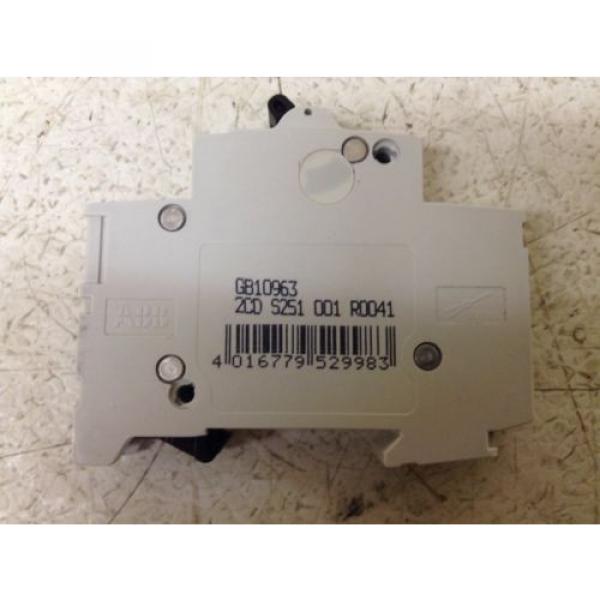 ABB S201 D4 4 Amp 1 Pole 230/400 VAC Circuit Breaker S201D4 S 201 D 4 (TSC) #2 image