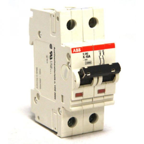 ABB S282-K40 Circuit Breaker 277/480V 2P 40A S282 40 Amp S282K40A NEW IN BOX #1 image