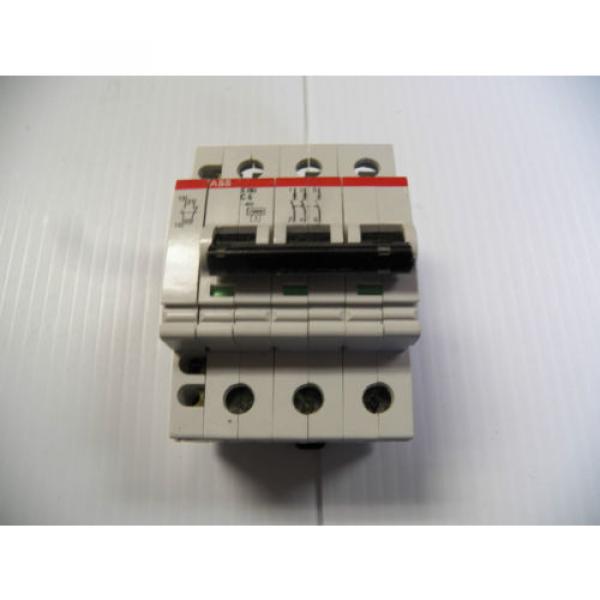 ABB CIRCUIT BREAKER S283C6 6A 6 A AMP 3P 3 POLE 400V #1 image