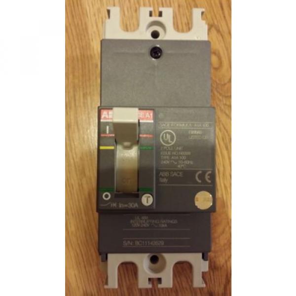 ABB A1A030TW-2 A1A A1A030TW2 SACE Formula 30A Circuit Breaker #1 image