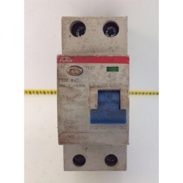 ABB 2 POLE 25AMP CIRCUIT BREAKER 2CSF202101R1250 #1 image