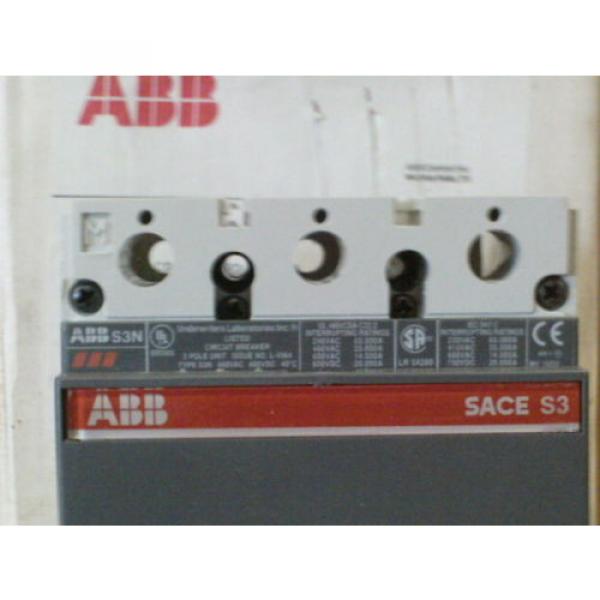 ABB S3NQ060TW SACE S3N  3 POLE 60 AMP 600 VOLT NEW CIRCUIT BREAKER #2 image