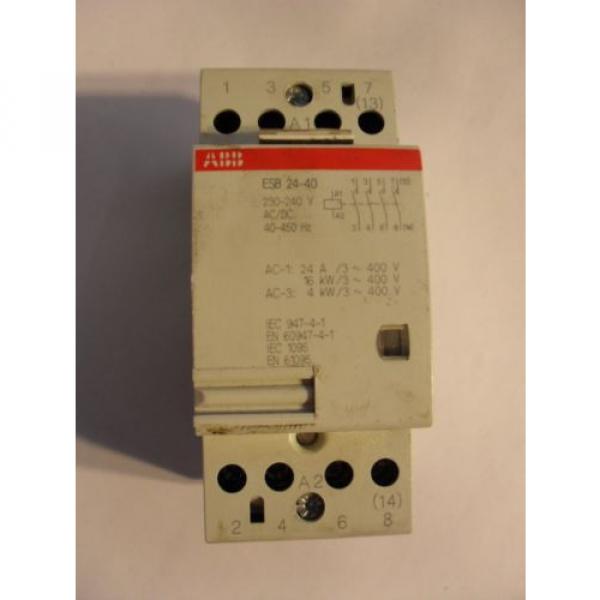 ABB ESB 24-40 AC/DC, 230-240V, 40-450 Hz Modular Contactor #2 image