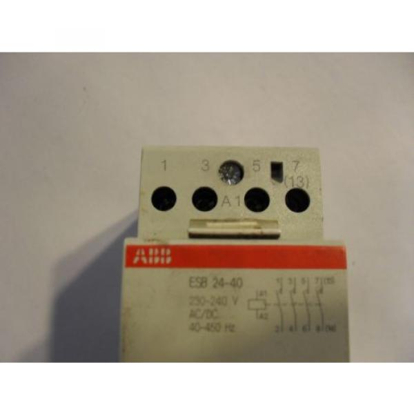 ABB ESB 24-40 AC/DC, 230-240V, 40-450 Hz Modular Contactor #3 image