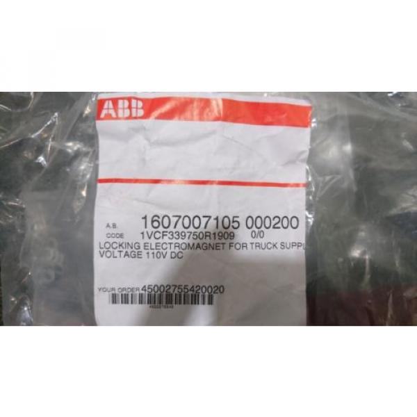 ABB Locking Electromagnet For Truck Supply Voltage 110V DC 1VCF339750R1909 #2 image