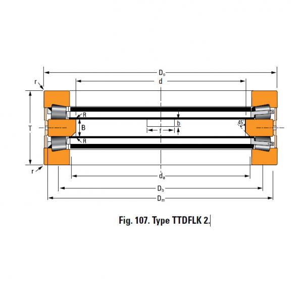 Bearing H21033B4 Thrust Race Double #4 image