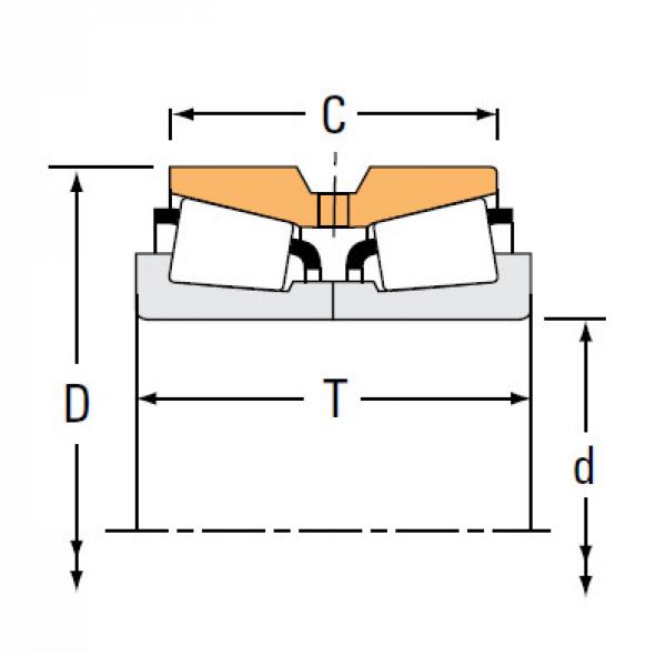 Bearing NA842 834D #1 image