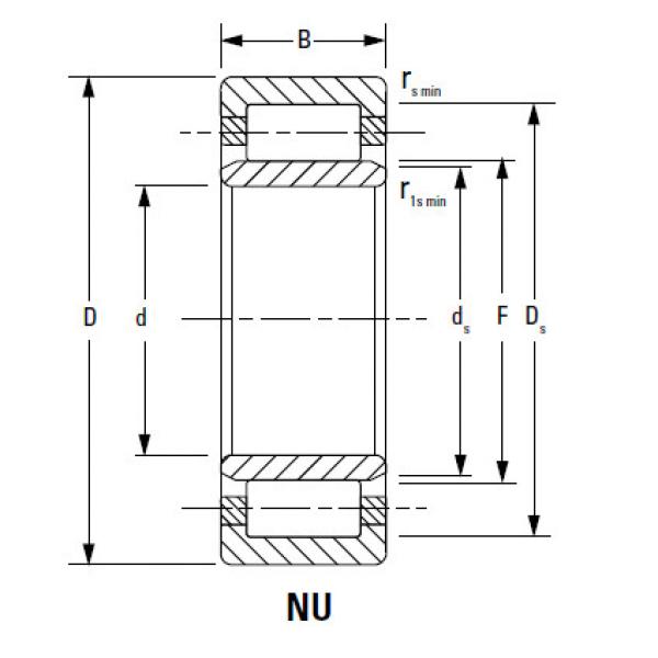 Bearing NU1040MA #2 image