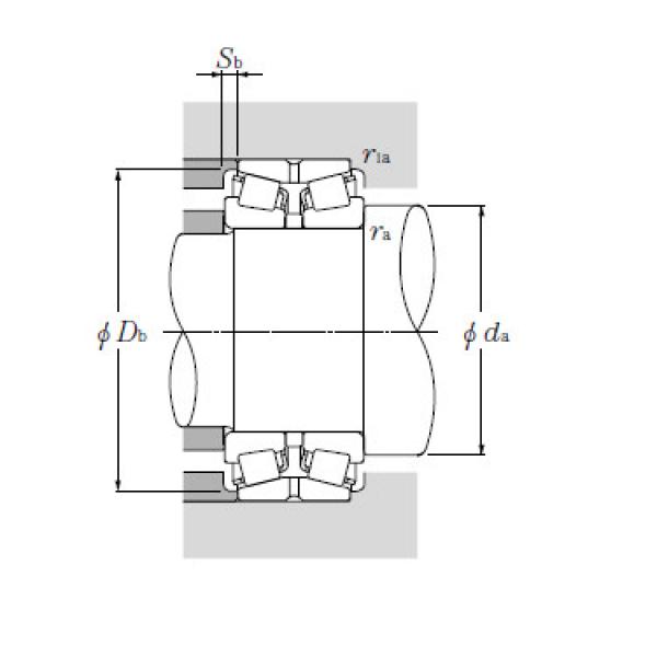 Bearing LM283649D/LM283610G2+A #2 image