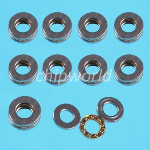 10Pcs F5-10M Axial Ball Thrust Bearings 5mm x 10mm x 4mm #1 image