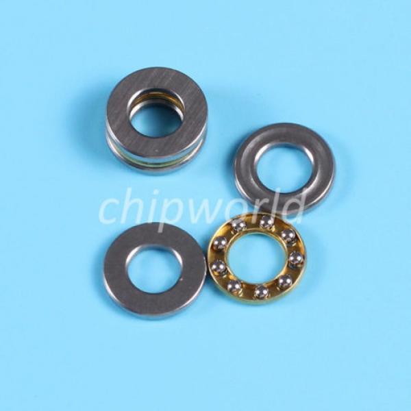 10Pcs F5-10M Axial Ball Thrust Bearings 5mm x 10mm x 4mm #2 image