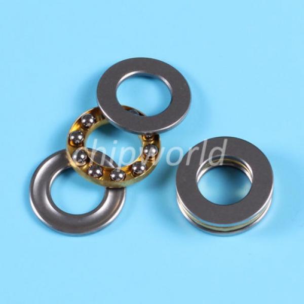 5pcs F10-18M  Axial Ball Thrust Bearing thrust needle roller bearing 10mmX18mmX5 #3 image