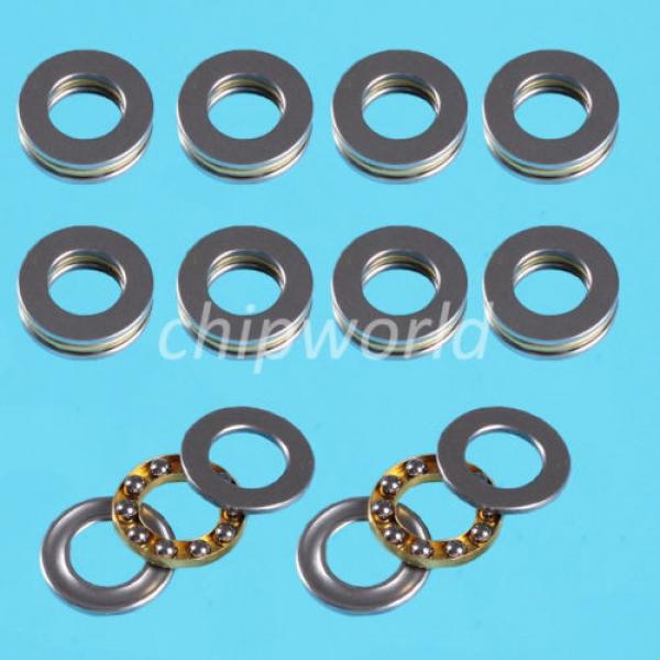 10pcs F10-18M Axial Ball Thrust Bearing 10mmX18mmX5.5mm #1 image