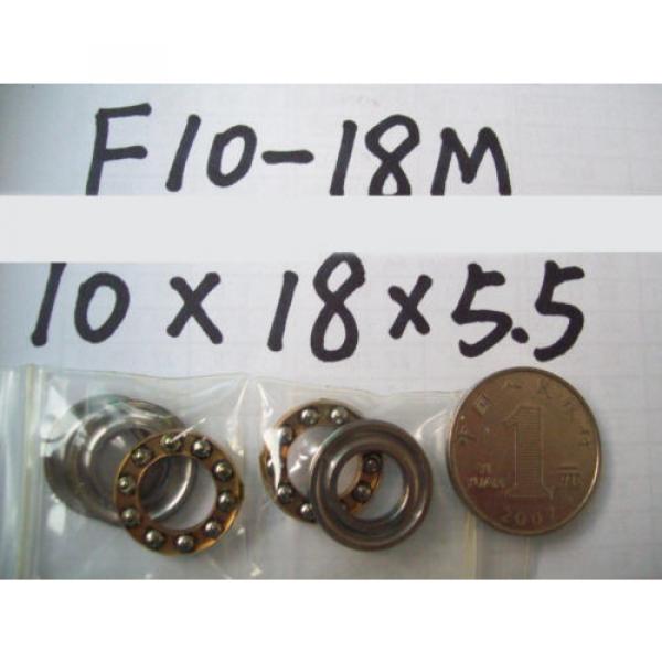 10pcs F10-18M Axial Ball Thrust Bearing 10mm x 18mm x 5.5mm #1 image