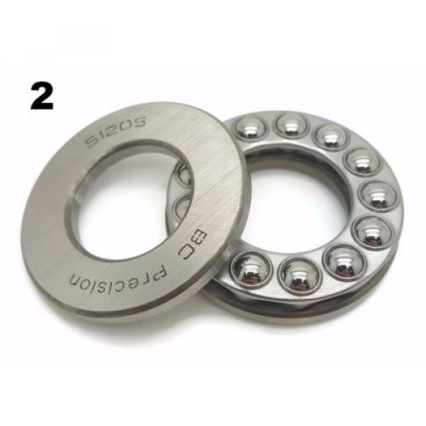 Two (2) 51205 Axial Thrust Precision Ball Bearing 25x47x15 #1 image