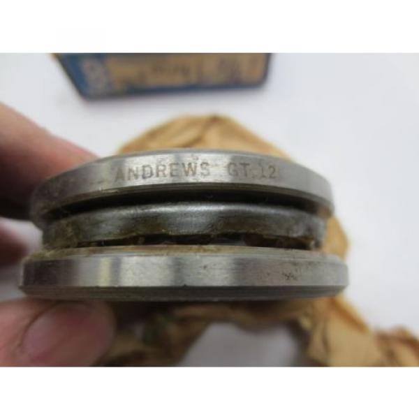 Andrews GT12 Thrust Ball Bearing, 1-12/16&#034; ID x 2-1/16&#034; OD x 5/8&#034; W #4 image