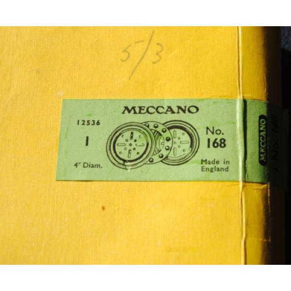 Meccano 4inch diameter ball thrust bearing complete red finish No 168 12536 1 #2 image