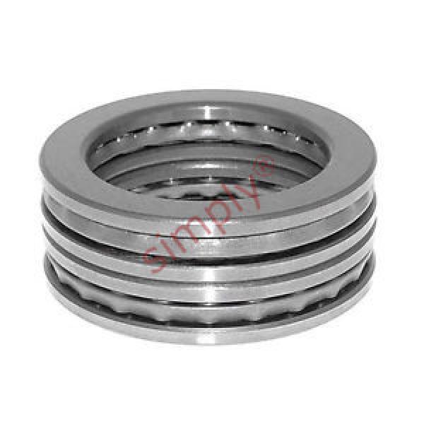 52406 Budget Double Thrust Ball Bearing with Flat Seats 20x70x52mm #1 image
