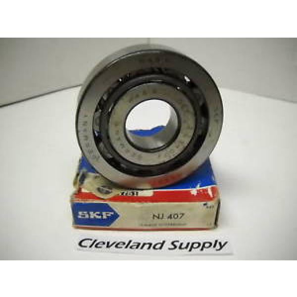 SKF NJ 407 CYLINDRICAL ROLLER BEARING NEW CONDITION IN BOX #1 image