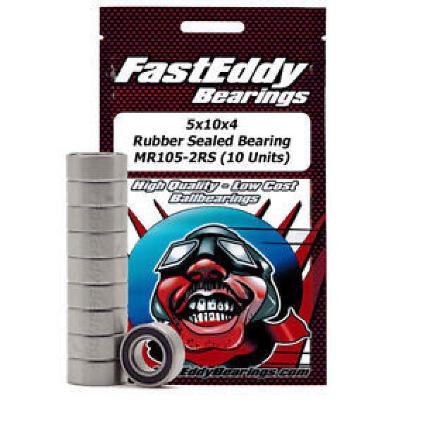 Tamiya 1050 Rubber Sealed Replacement Bearing 5X10X4 (10 Units) #1 image