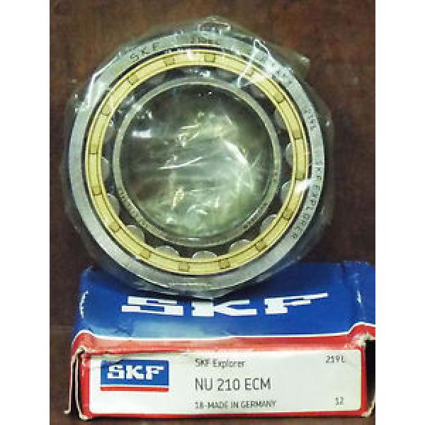 1 NEW SKF NU 210 ECM CYLINDRICAL ROLLER BEARING NIB *MAKE OFFER* #1 image