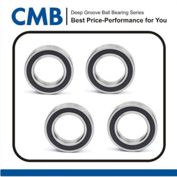 4pcs 6902-2RS Ball Bearings Deep Groove Ball Bearing 6902 2RS 15 x 28 x 7mm #1 image